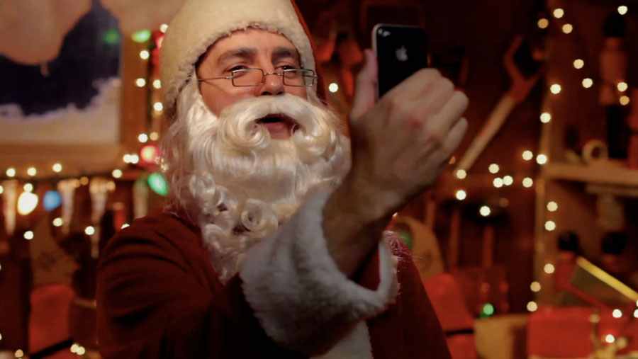 Did Santa Claus invent the Christmas Iphone?