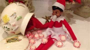 Elf caught on Santa-Cam stealing sweets